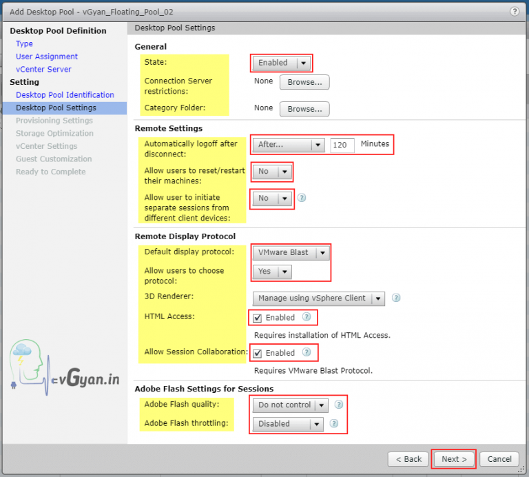 Horizon View 7.5 : Floating Desktop Pool with Instant Clone Part-18 ...